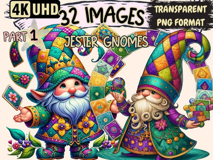 Jester Gnomes Clipart clown gnome clipart - Wonders Artist