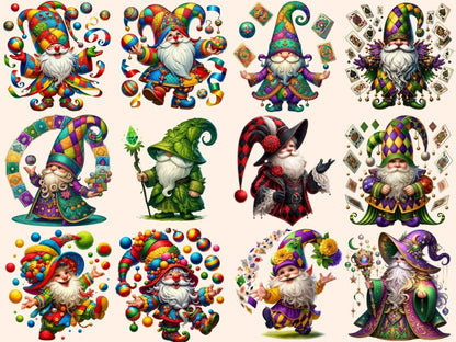 Jester Gnomes Clipart clown gnome clipart - Wonders Artist