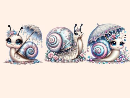 Jewelry Snails Clipart Cute snail art - Wonders Artist