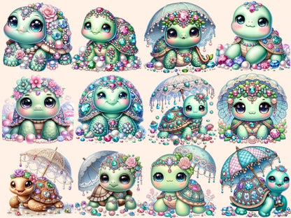 Jewelry Turtles Clipart Cute turtle art - Wonders Artist