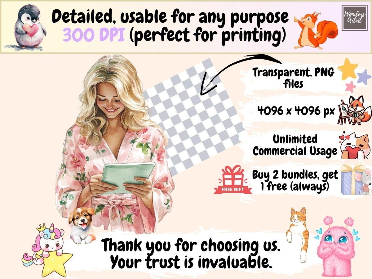 Journals of Spring Watercolor Clipart floral clipart floral graphics floral watercolor - WondersArtist