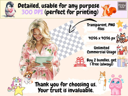 Journals of Spring Watercolor Clipart floral clipart floral graphics floral watercolor - WondersArtist