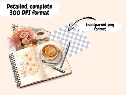 Journals Watercolor Clipart book clipart - Wonders Artist