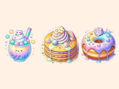 Kawaii Pastel Desserts Clipart cupcake png - Wonders Artist