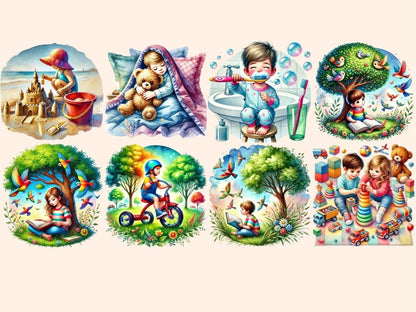 Kid Activities Clipart activity sheets art - Wonders Artist