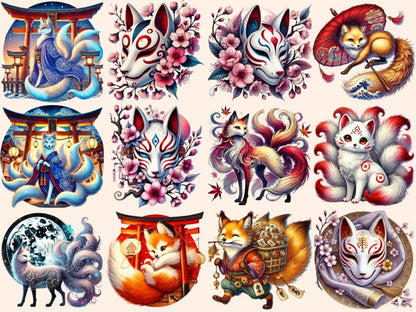 Kitsune Clipart fantasy fox png - Wonders Artist