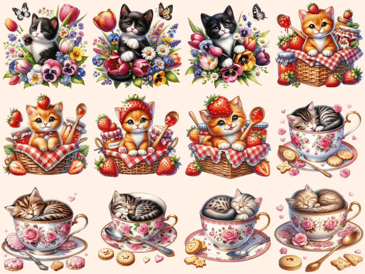 Kittens Clipart autopost Cat clip art Cat clipart - WondersArtist
