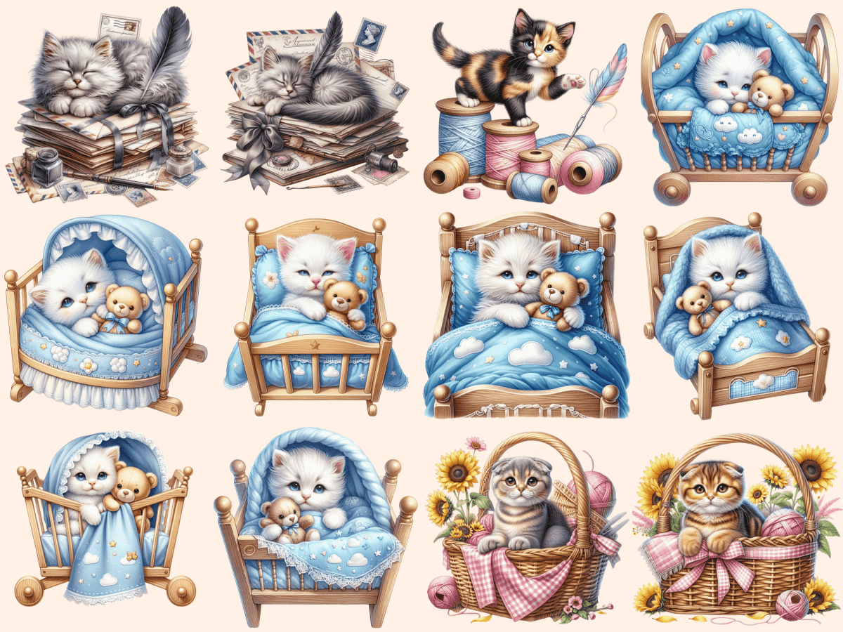 Kittens Clipart autopost Cat clip art Cat clipart - WondersArtist