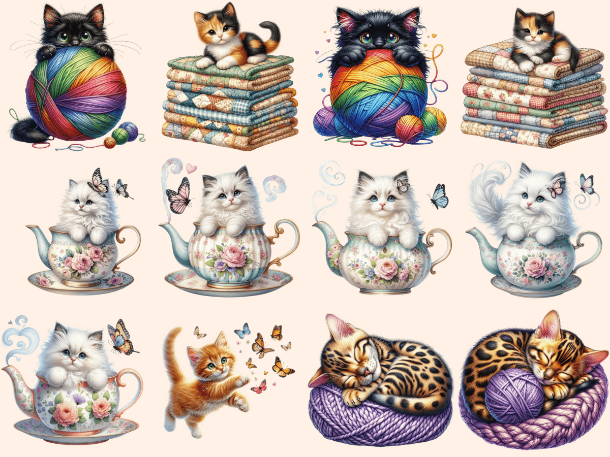 Kittens Clipart autopost Cat clip art Cat clipart - WondersArtist