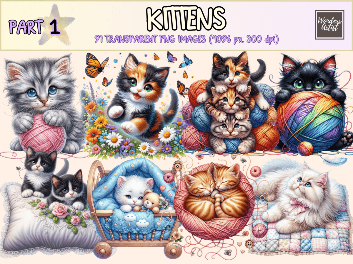 Kittens Clipart autopost Cat clip art Cat clipart - WondersArtist