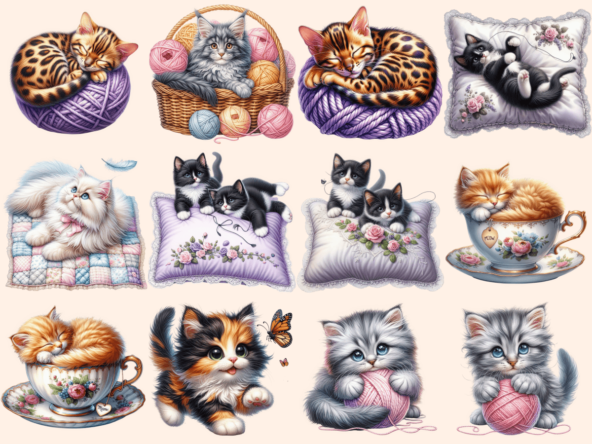 Kittens Clipart autopost Cat clip art Cat clipart - WondersArtist
