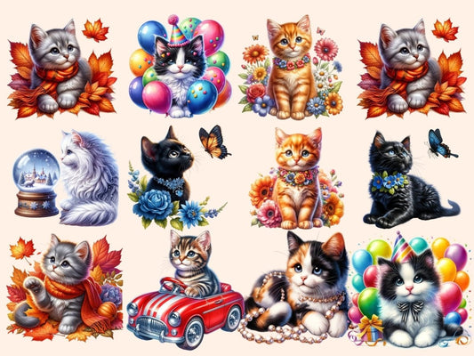 Koťata (P2) Clipart