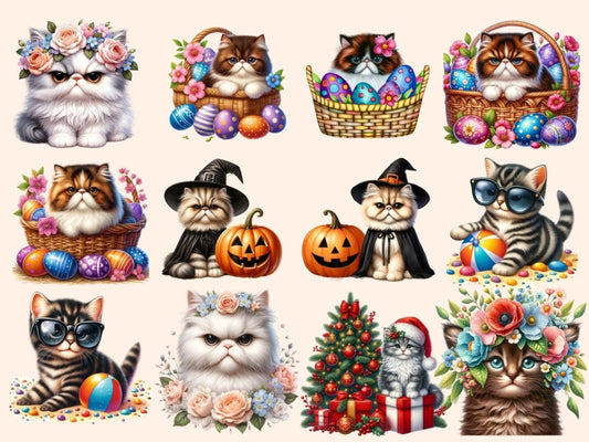 Koťata (P3) Clipart