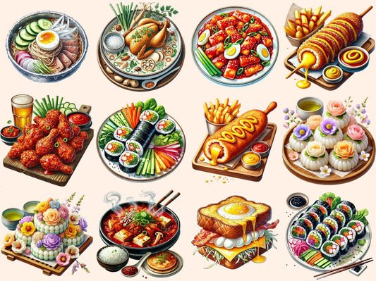 Korean Food Clipart