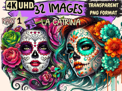 La Catrina Clipart Catrina Designs - Wonders Artist