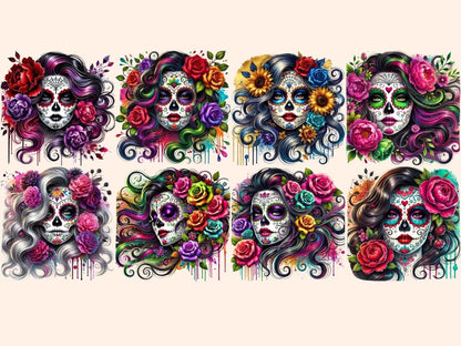 La Catrina Clipart Catrina Designs - Wonders Artist