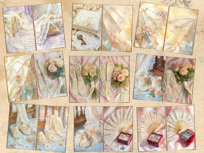 Lace Patterns & Textures Journal Pages (P2) Antique Lace Pages - Wonders Artist