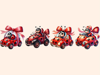 Ladybug Cars Clipart bug car png - Wonders Artist