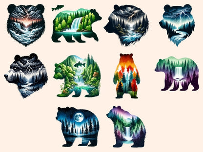 Landscape Bear Clipart bear clipart - Wonders Artist