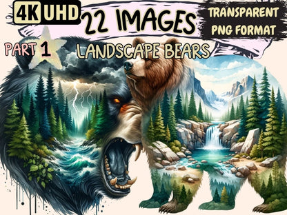 Landscape Bear Clipart bear clipart - Wonders Artist