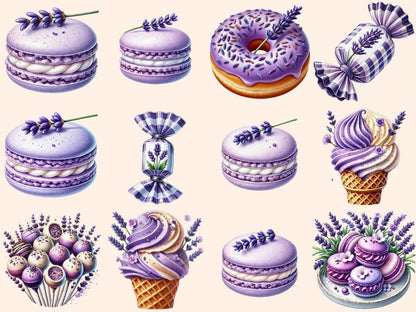 Lavender Sweets Clipart botanical sweets - Wonders Artist