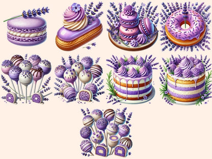 Lavender Sweets Clipart botanical sweets - Wonders Artist