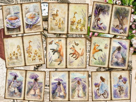 Lavender Whispers Journal Pages