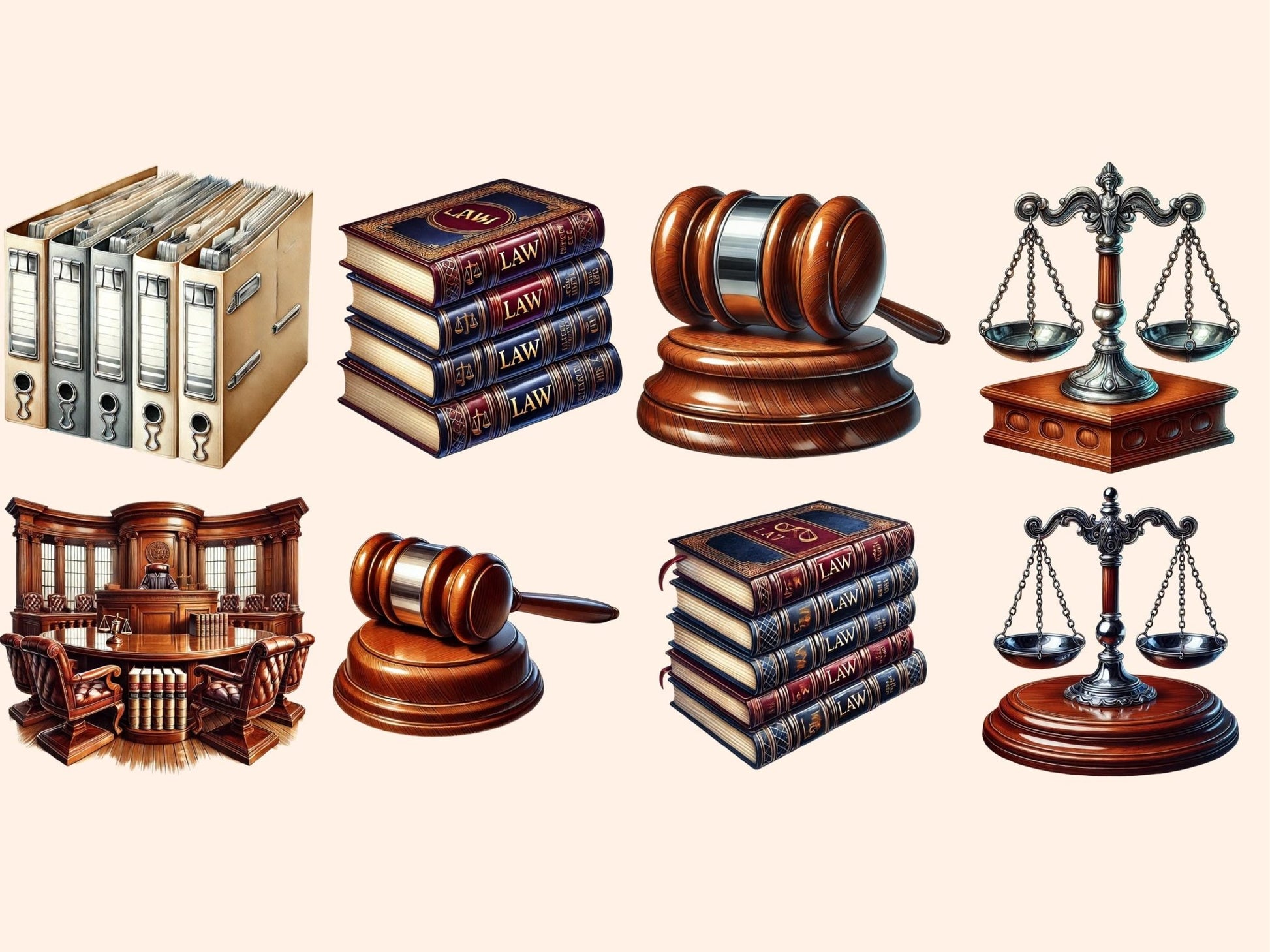 Law (P2) Clipart - High - Quality Instant Digital Download for Creative Projects