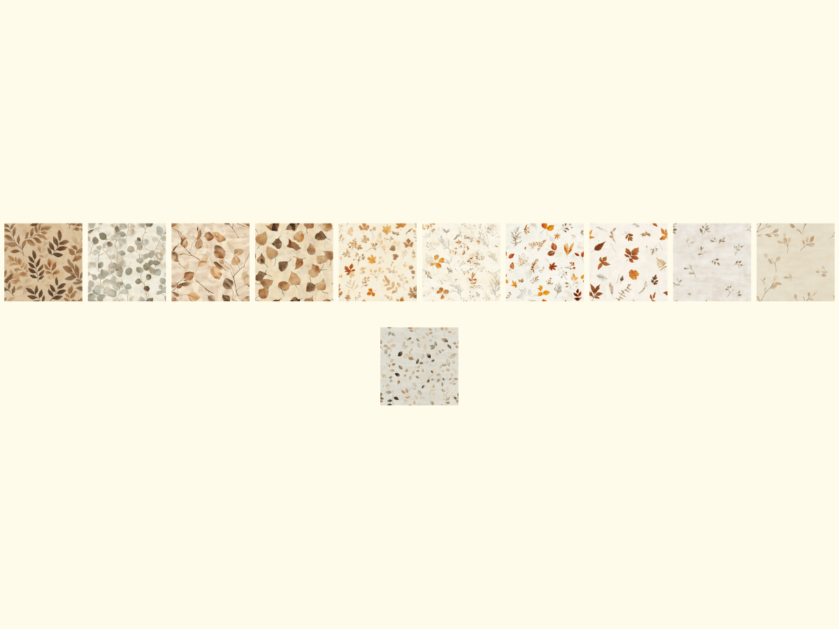 Leaf Press Digital Paper All Bundles Backgrounds Digital Paper - WondersArtist