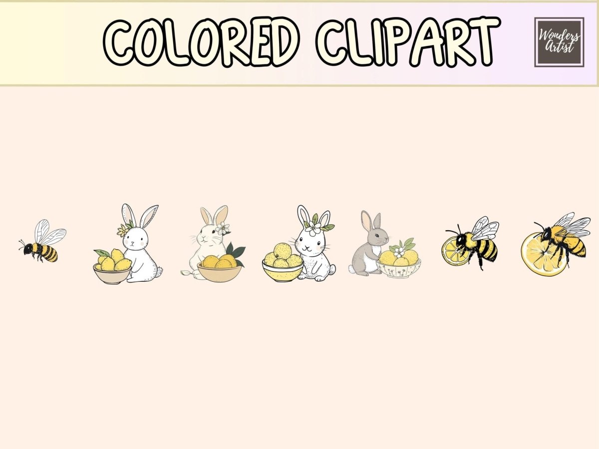 Lemon Love Cardmaking Clipart cardmaking clipart - Wonders Artist