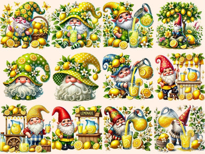 Lemonade Gnomes Clipart citrus gnomes - Wonders Artist