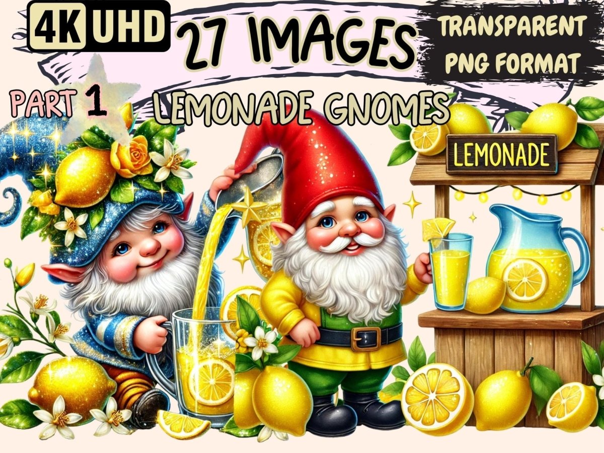 Lemonade Gnomes Clipart citrus gnomes - Wonders Artist