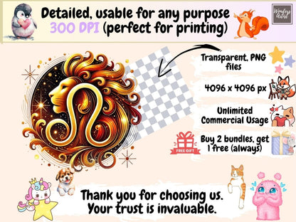 Leo Sign Clipart astrology png - Wonders Artist