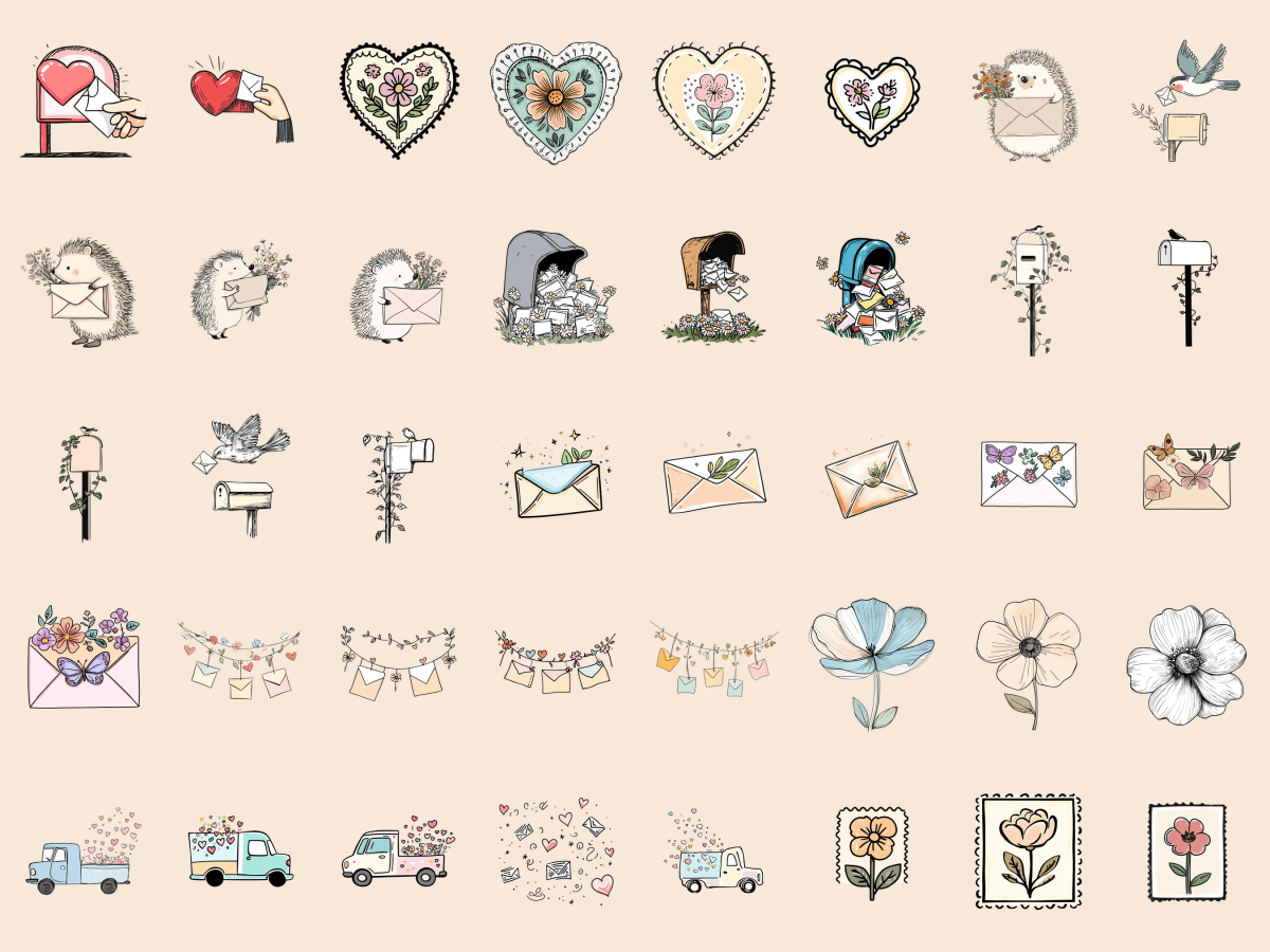 Letters & Envelopes Cardmaking Clipart All Bundles Cardmaking Clipart - WondersArtist