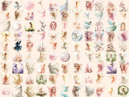 Light Fairies Watercolor Clipart arclight fairy - Wonders Artist