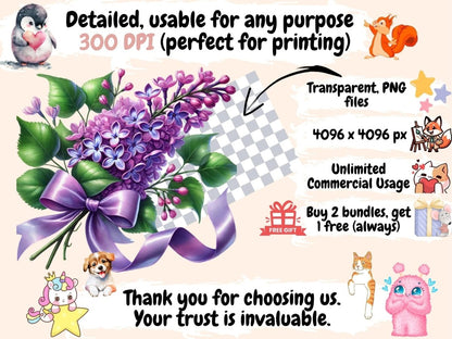 Lilac Flowers Clipart Botanical Lilac - Wonders Artist