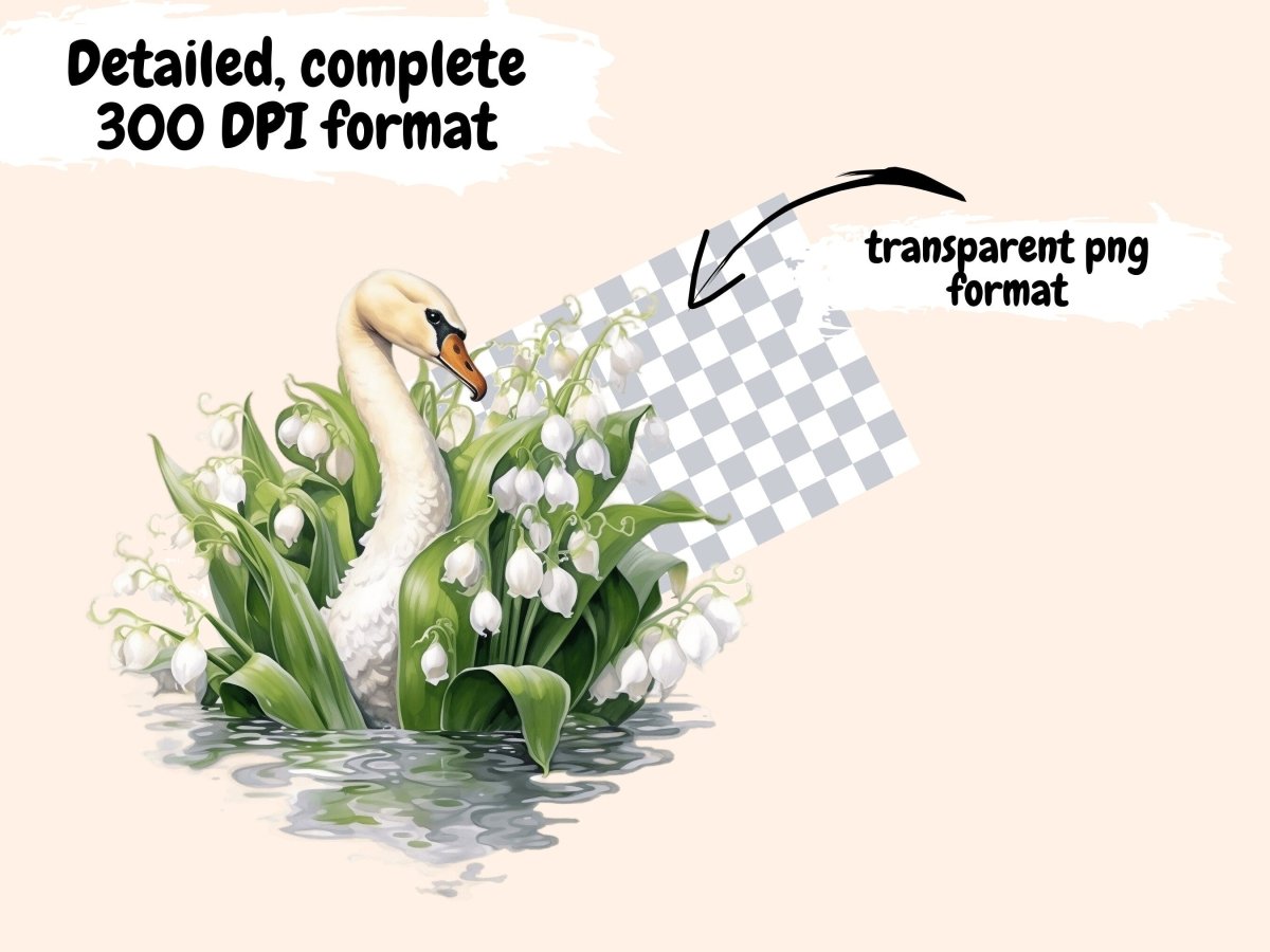 Lillies of the Valley Watercolor Clipart autopost flower clipart flower png - WondersArtist