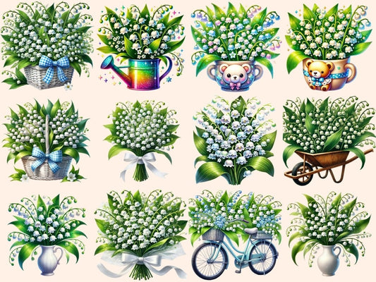 Clipart Lily of the Valley (P2)