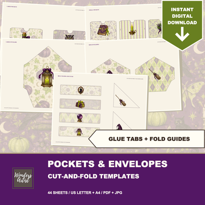 Lime and Plum Halloween Journal Kit — listing image 4