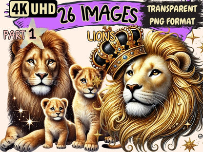 Lions Clipart Baby Lion Art - Wonders Artist