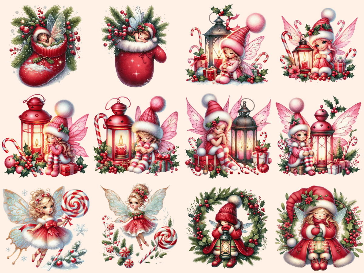 Little Christmas Fairies Clipart autopost Christmas Fairy Art Christmas Fairy Clip - WondersArtist