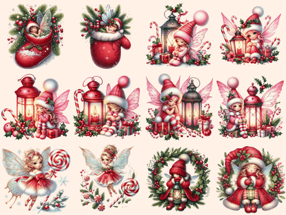 Little Christmas Fairies Clipart autopost Christmas Fairy Art Christmas Fairy Clip - WondersArtist