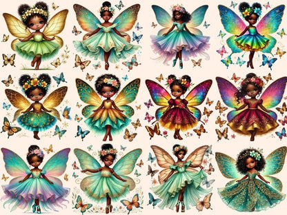Little Fairies Clipart African fairies - Wonders Artist
