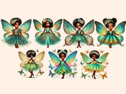 Little Fairies Clipart African fairies - Wonders Artist