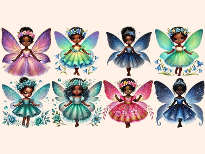 Little Fairies (P2) Clipart African fairies - Wonders Artist
