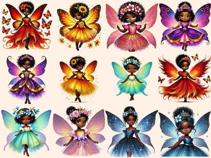 Little Fairies (P2) Clipart African fairies - Wonders Artist