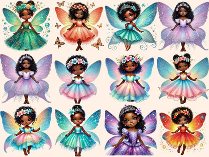 Little Fairies (P3) Clipart African fairies - Wonders Artist