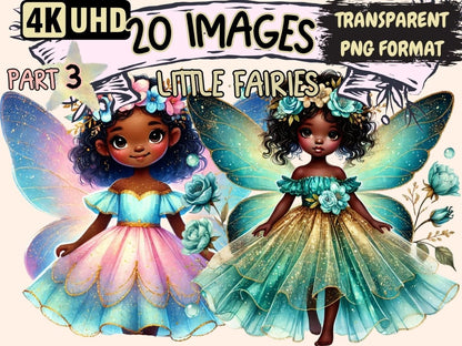 Little Fairies (P3) Clipart African fairies - Wonders Artist