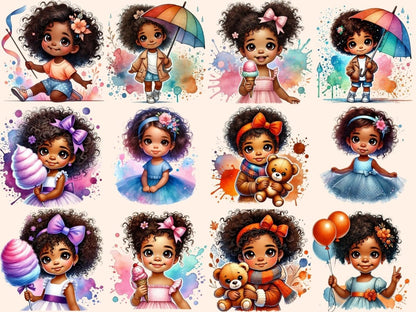 Little Girls (P2) Clipart african girl png - Wonders Artist
