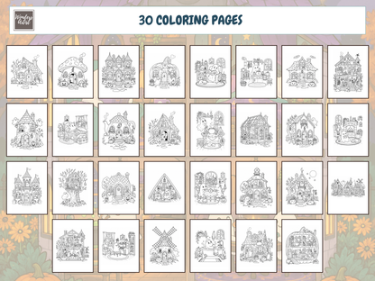 Little Haunted Houses Coloring Book — preview 2